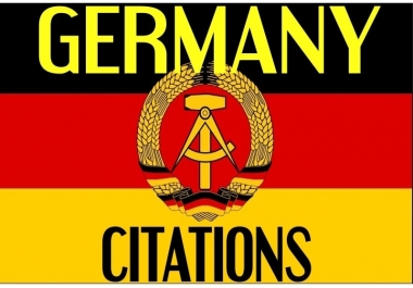 I will do 50 best Germany local seo citations