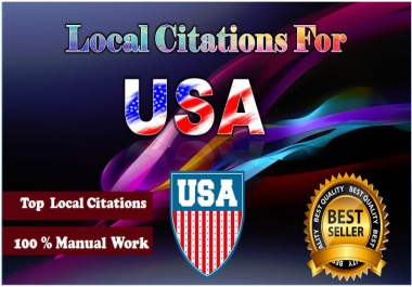 I will do top 50 USA local citations for your business listing