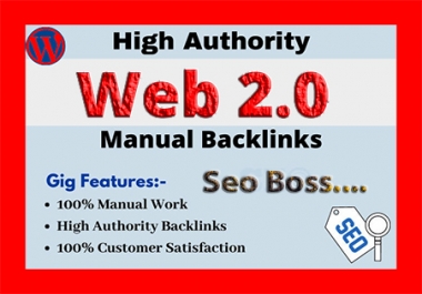 I will do make authority web 2 0 backlinks