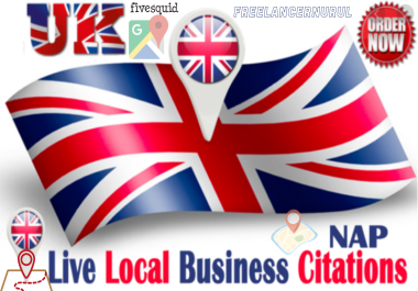 High Authority 100 Local Citations For UK Local Business Rank Up