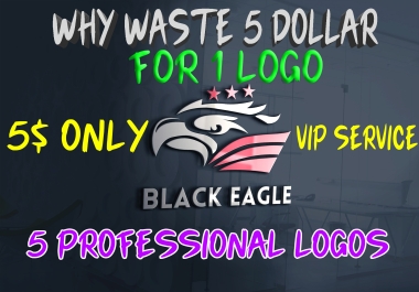 i will design 5 professional logos for your business