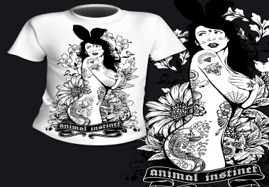 i will give eye catching t shirt designs