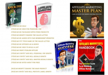 I Will give E-books with PLR License about Affiliate Marketing