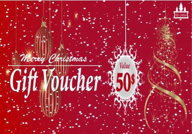 I will design a Christmas gift voucher,  card,  poster or a leaflet