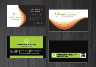 I will create unique business card for you