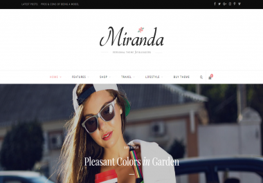 customized professional and responsive wordpress website
