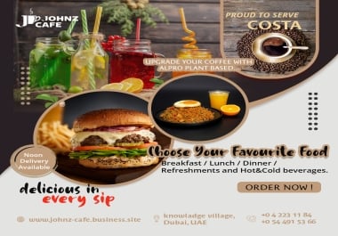 I Will Design Creative Promotional Posters for Your Brand