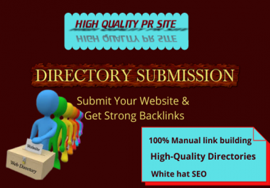 I will Do 100 Powerful and High Authority Directory Submission for Business Website