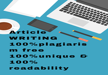 I will write best article writing
