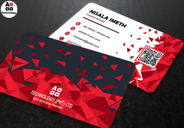 I will create unique and professional business cards