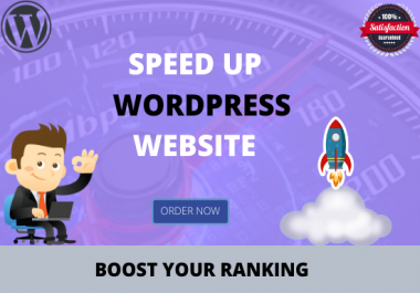 I will speed up,  improve and optimize your wordpress website