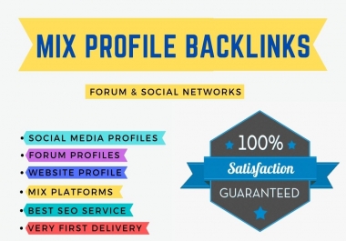 I will write 500+ Mix Profile Backlinks forum and social network