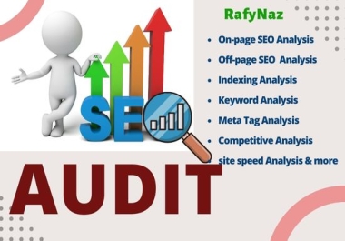 I will audit website competitor analysis and provide an SEO report with action plan