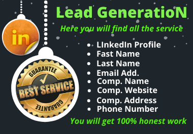 I will do Perfect B2B & LinkedIn Lead Generation