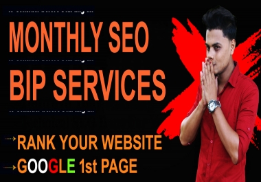 I will do white hat monthly SEO service manual high quality backlinks