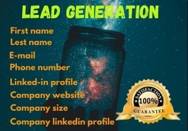 I will B2B Lead Generation for your business