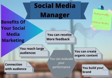 I will create,  design and optimize Social Media Account & Page professionally