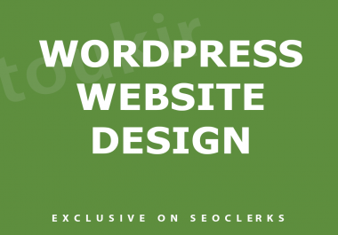 I will do pro responsive wordpress website design
