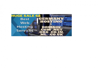 Domain and web hosting for 1 year