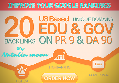 Get 20 edu gov high profilr backlink for boost your website and rank fast page.