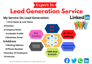 I will do b2b lead generation and web research properly