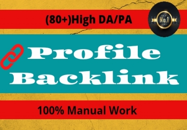 I Will Create 100 High Authority SEO dofollow Profile Backlinks