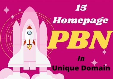 Get Top Rank by 15 Homepage PBNs Backlinks on High DA/PA Site