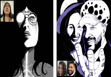 I will draw you as your favorite anime character