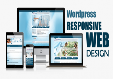 create a Responsive Wordpress website for you