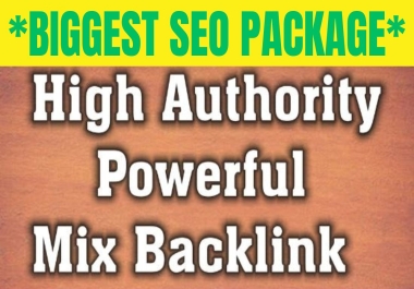 create manually within login detail 510 high quality seo backlinks available