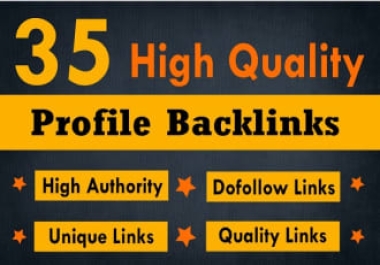 I will creat 100 profile backlinks to high authority site