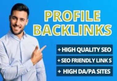 I will create 100 social media profile backlinks,  for SEO link building