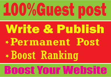 I will write and publish 6 Guest Post seo backlink with high DA and dofollow