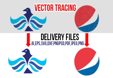 I will vectorize logo,  vector tracing,  convert image to vector in 3hrs