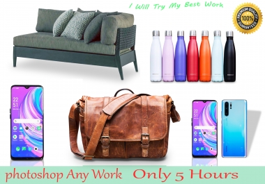 I will do product photo editing,  photo retouching with photoshop work