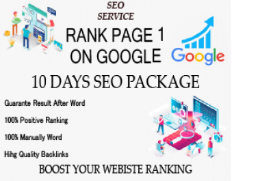 I will make 10 days Drip Feed Seo package