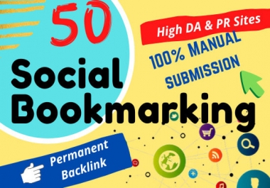 I will Do 50 Social Bookmarking In High DA Backlinks