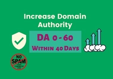 Increase DA 1-60 within 1 month