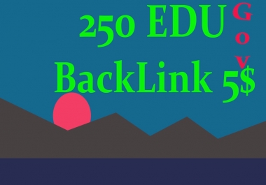 I will Make 250 Premium Edu Gov and Dofollow Backlinks