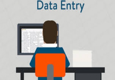 I will welcome to my data entry gig
