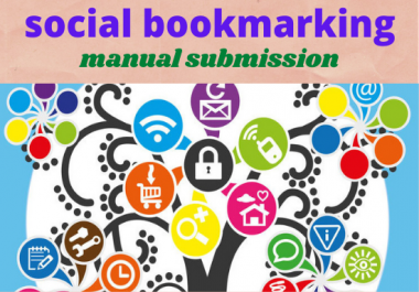 I will create 150 best dofollow social bookmarking backlinks manually