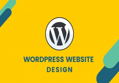 I will build wordpress website design and development