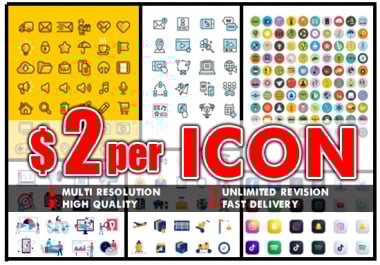 I will design awesome web icon set