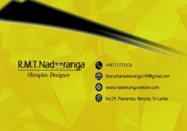 Business card,  please odder immediate