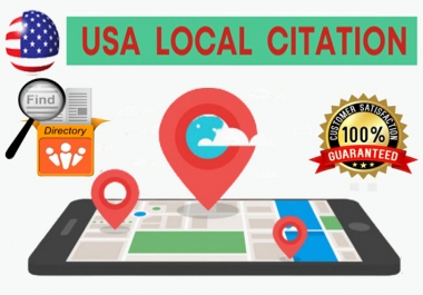 Top 50 Live USA Local Listing Citation or Local SEO for your Business