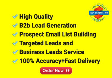 I will do highly targeted b2b LinkedIn lead generation