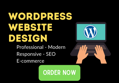 create,  design an attractive and responsive wordpress site with amazing features