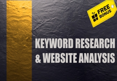 I will do in depth SEO keyword research in 12 hours