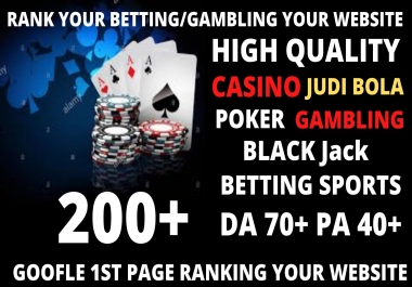 Permanent 200 powerful Casino,  Gambling,  Poker,  Sports High Quality Web2.0 Backlinks