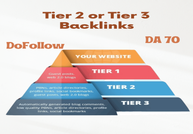 We build Tier 2 and Tier 3 Dofollow Backlinks,  SEO Link Building for Google Ranking